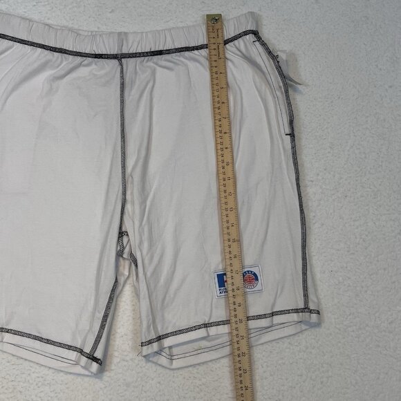 Russell Athletic Shorts x ASAP Worldwide Men Sz XL White Shorts - Picture 4 of 10